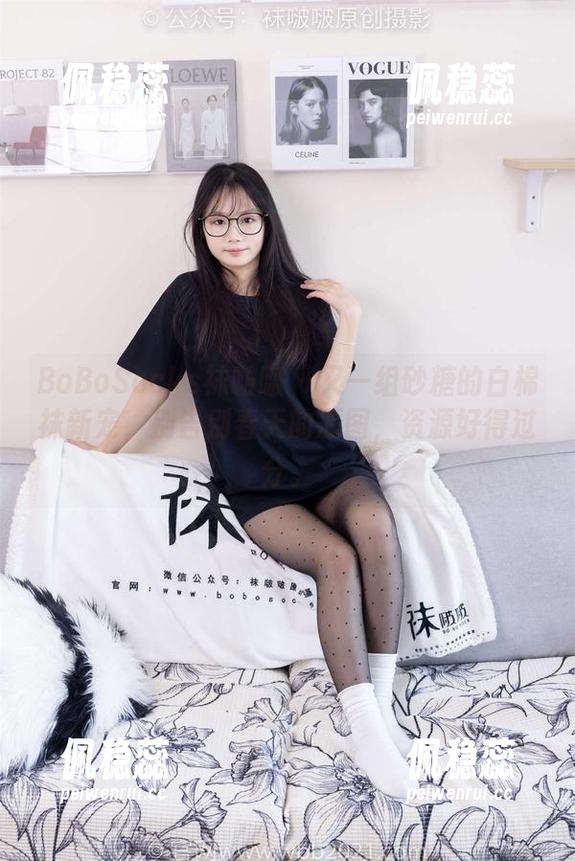 BoBoSocks袜啵啵 - 又一组砂糖的白棉袜新宠，别告别春天的原图，资源好得过分。