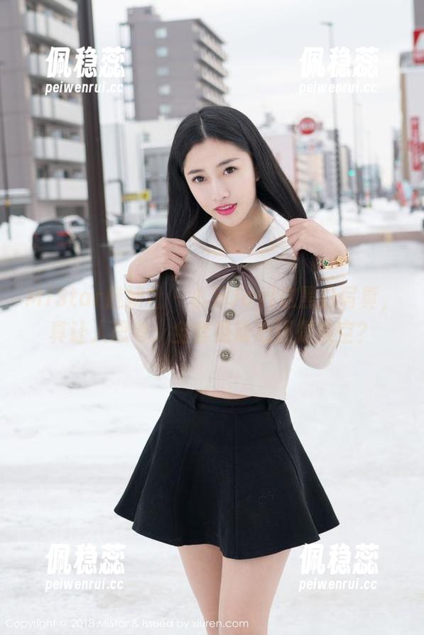 MiStar魅妍社 - 小乔Joyi这黑白写真，真让人思考：全套是动心还是放空？