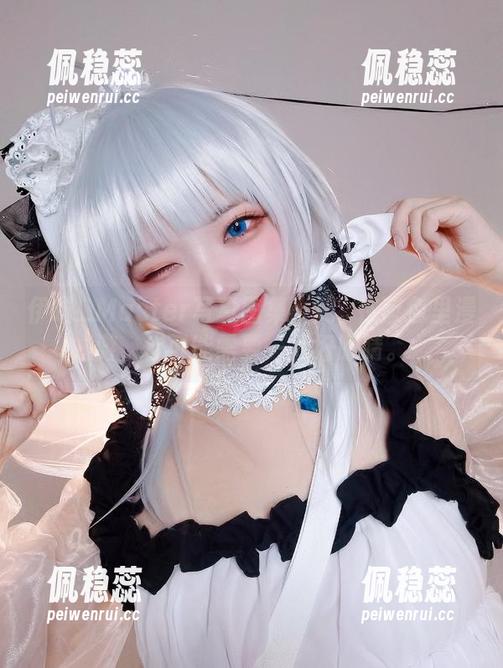 伊喵_Master写真图集：妃咲在蓝色里漫游，你可能需要一双好眼睛。
