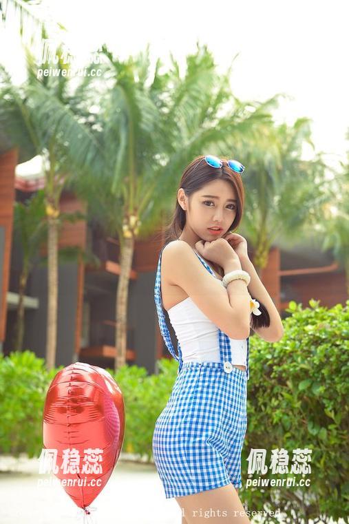 推女神 - 图包分享：王语纯的红裙，瞬间打破平静啊！